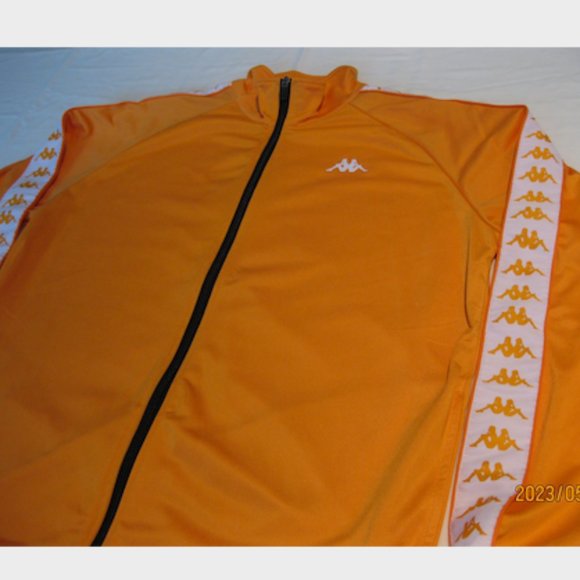 KAPPA Anniston Jacket XXL 'Orange/White' (BRAND NEW, RARE!) 'Unisex' - Picture 4 of 16